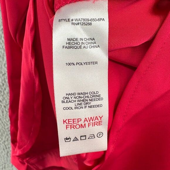 Jason Wu Pink Satin Button Down Blouse XS NWT $400 Long Sleeve Shirt - Picture 9 of 11